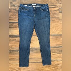 Torrid Dark Blue Curvy Skinny Jeans
